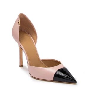 Tory Burch | D’Orsay Pink and Black Pumps | size 6.5